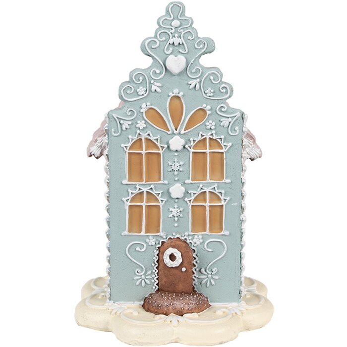 Clayre & Eef 6PR4356 Dekorace Dům 13x13x20 cm