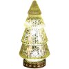 Clayre & Eef 6GL4569GR Vánoční stromek s LED diodami zelený Ø 7x16 cm