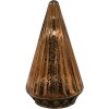 Clayre & Eef 6GL4571KO Vánoční stromek s LED Ø 11x19 cm měděný