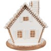 Clayre & Eef 6PR4349 Dekorace domeček s LED 17x16x17 cm 3xAAA