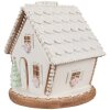 Clayre & Eef 6PR4349 Dekorace domeček s LED 17x16x17 cm 3xAAA