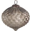 Clayre & Eef 6GL4535L Vánoční ozdoby na stromeček Ø 20x18 cm Vintage Silver