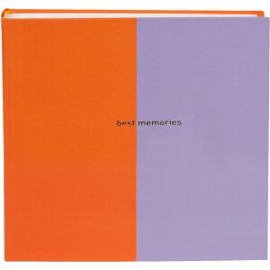 Goldbuch fotoalbum Coloration orange lilac 25x25 cm 60...