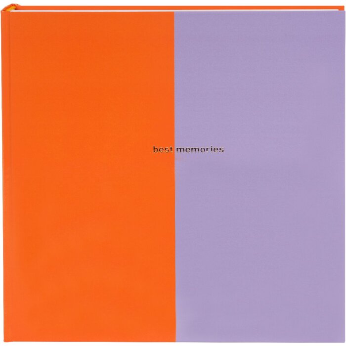 Goldbuch fotoalbum Coloration orange/lilac 30x31 cm 60 stran křídový papír