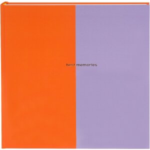 Goldbuch fotoalbum Coloration orange/lilac 30x31 cm 60...