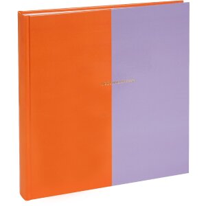 Goldbuch fotoalbum Coloration orange/lilac 30x31 cm 60...