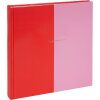 Goldbuch fotoalbum Coloration red/pink 30x31 cm 60 stran se sklem