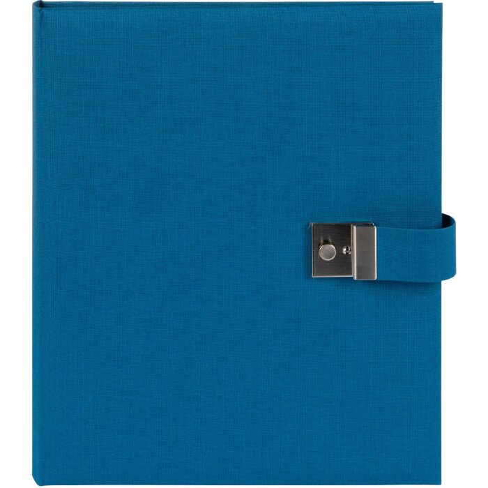 Složka na dokumenty Goldbuch Bella Vista Petrol 27x34 cm plátěná kovové zapínání