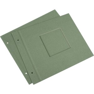 Obal na album Goldbuch Bella Vista Artichoke 30x25 cm lněný zelený