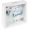 Goldbuch splněné přání Lets go travel 18x18 cm MDF box na peníze - rámeček na obraz