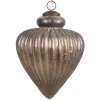 Clayre & Eef 6GL4536M Vánoční ozdoby na stromeček Ø 13x17 cm Vintage Silver