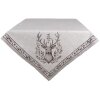 Clayre & Eef GTW01 Ubrus s motivem jelena 100x100 cm