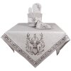 Clayre & Eef GTW01 Ubrus s motivem jelena 100x100 cm