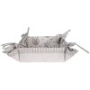 Clayre & Eef GTW47 Košík na chléb 35x35x8 cm Béžový design se sobem