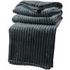 Clayre & Eef KT060.158G Kostkovaný pléd 180x200 cm Tmavě šedý