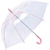 Juleeze JZUM0080P Deštník transparentní růžový 58 cm