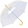 Juleeze JZUM0080Y Deštník transparentní žlutý 58 cm