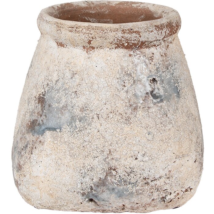 Clayre & Eef 6TE0532L Květináč béžový 18x18x17 cm