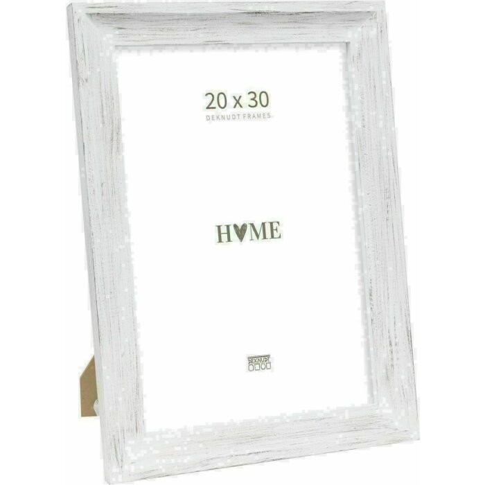 Deknudt S67UF1 Ručně malovaný obrazový rám bílý 20,0 x 30,0 cm