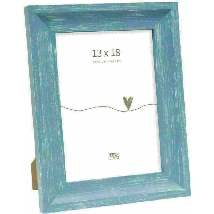 Deknudt S67UF6 Ručně malovaný obrazový rám modrý 13,0 x 18,0 cm