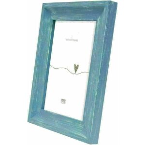 Deknudt S67UF6 Ručně malovaný obrazový rám modrý 13,0 x 18,0 cm