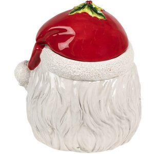 Clayre & Eef 6CE1856 Dóza s víčkem 20x17x22 cm Father Christmas