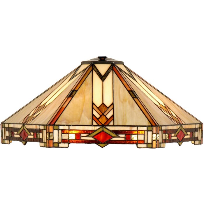 LumiLamp 5LL-5597 Stínidlo Tiffany Ø 50x25 cm