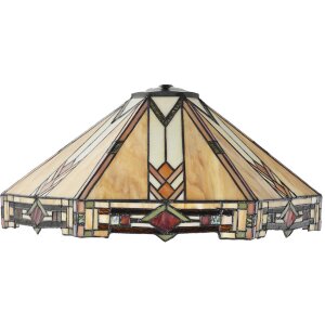 LumiLamp 5LL-5597 Stínidlo Tiffany Ø 50x25 cm