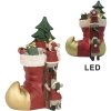 Clayre & Eef 6PR4176 Myši v botách LED dekorace 14x10x19 cm