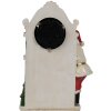 Clayre & Eef 6PR4180 Dekorace Vánoční hodiny 15x7x22 cm