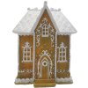 Clayre & Eef 6PR4191 Dekorace domeček s LED diodami 12x9x15 cm