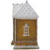 Clayre & Eef 6PR4191 Dekorace domeček s LED diodami 12x9x15 cm