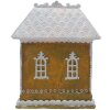 Clayre & Eef 6PR4191 Dekorace domeček s LED diodami 12x9x15 cm