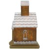 Clayre & Eef 6PR4192 LED dekorace domeček 9x9x14 cm