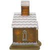 Clayre & Eef 6PR4192 LED dekorace domeček 9x9x14 cm