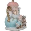Clayre & Eef 6PR4218 Dekorace Mouse Family LED 15x12x16 cm