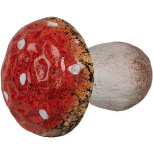 Clayre & Eef 6CE1757 Dekorace houba Ø 5x7 cm
