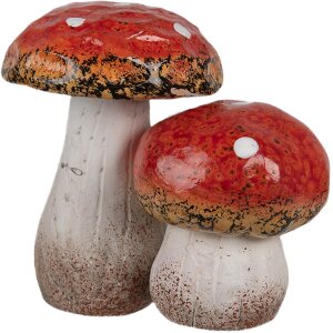 Clayre & Eef 6CE1757 Dekorace houba Ø 5x7 cm