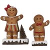 Clayre & Eef 6CE1773 Dekorace perníček 15x7x21 cm