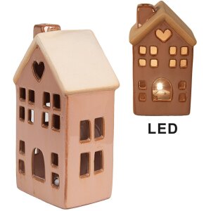 Clayre & Eef 6CE1795 Dekorace domeček s LED diodami...