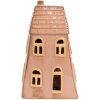 Clayre & Eef 6CE1798 Dekorace domeček s LED 10x6x16 cm