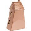 Clayre & Eef 6CE1798 Dekorace domeček s LED 10x6x16 cm