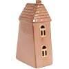 Clayre & Eef 6CE1798 Dekorace domeček s LED 10x6x16 cm