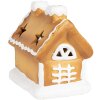 Clayre & Eef 6CE1805 Dekorace domeček s LED 11x9x11 cm