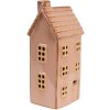 Clayre & Eef 6CE1840 Dekorace domeček s LED diodami 8x6x17 cm