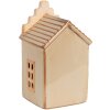 Clayre & Eef 6CE1843 Dekorace domeček s LED diodami 6x6x11 cm