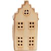 Clayre & Eef 6CE1844 Dekorace domeček s LED diodami 8x7x16 cm