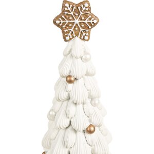 Clayre & Eef 6PR4246 Dekorace vánoční stromek Ø 13x26 cm