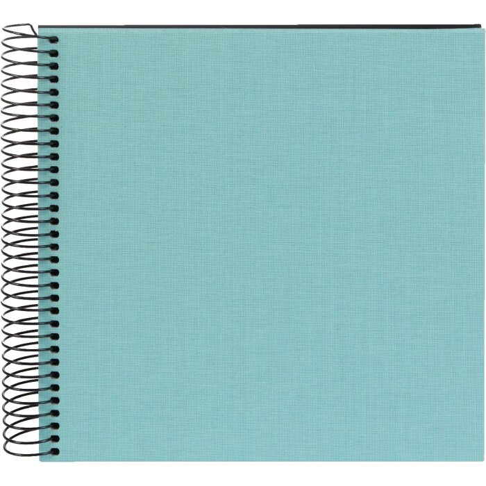 Goldbuch spirálové album Bella Vista Aqua 20x20 cm 40 stran plátno černé