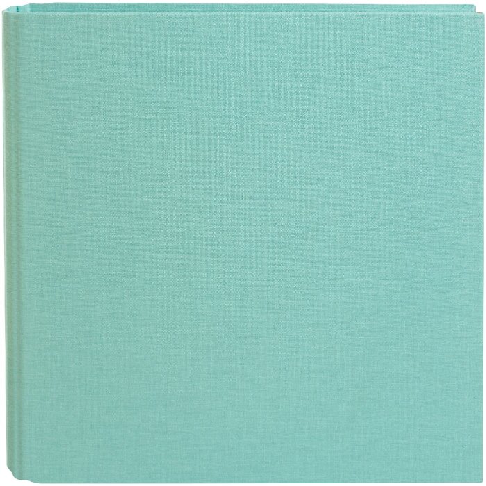 Kroužkový pořadač Goldbuch A5 Bella Vista aqua plátno 20x22 cm